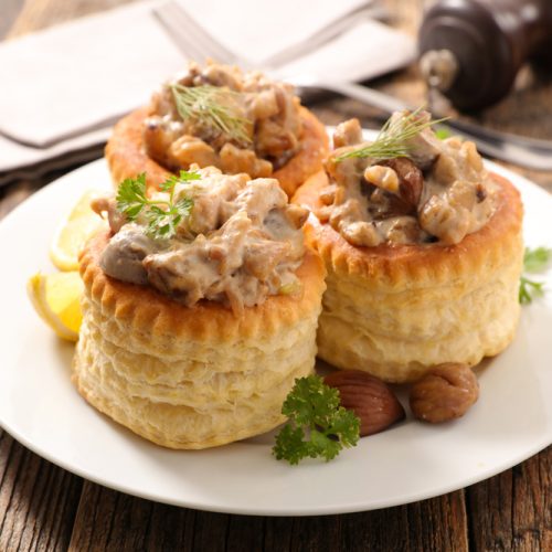 Creamy Mushroom Vol Au Vents Oxford Freshmarket