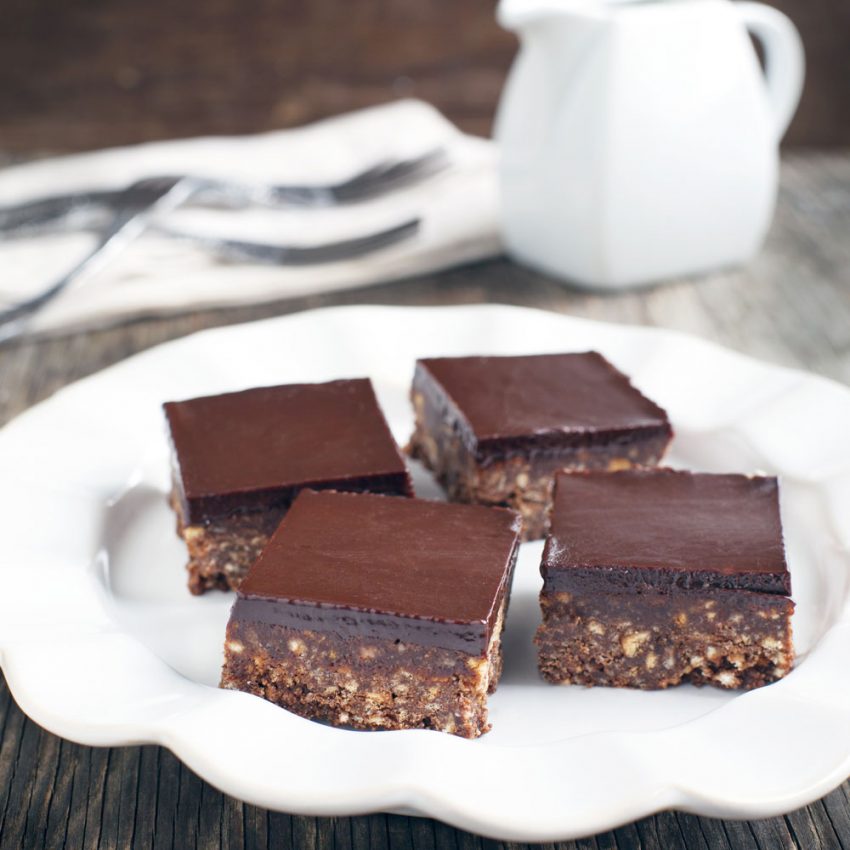 Marie Biscuit Brownies Recipe